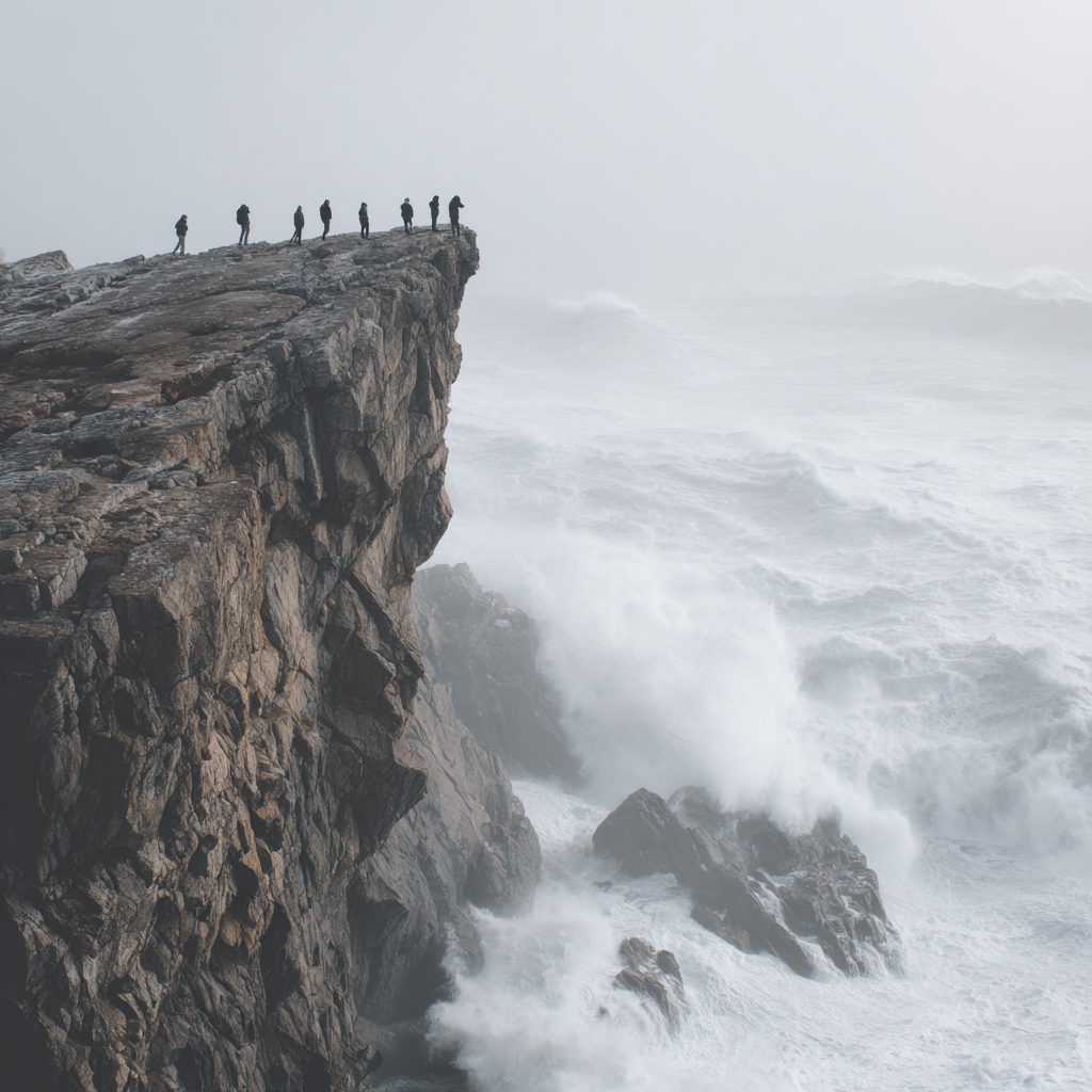 People on cliff content-image