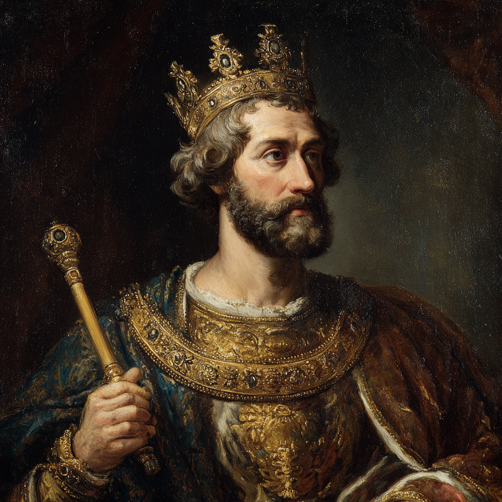 King with scepter authority content-image