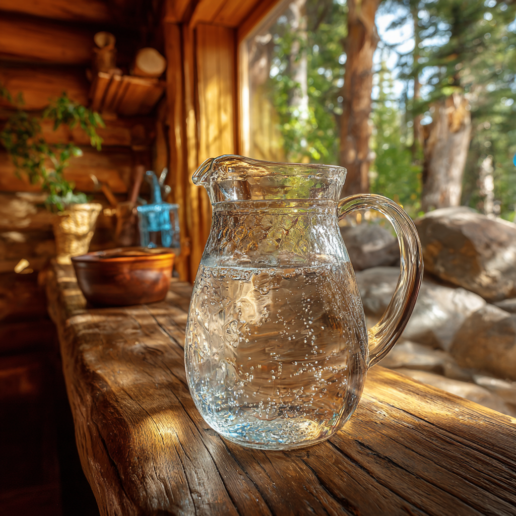 pitcher full of water content-image